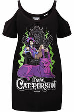 Load image into Gallery viewer, Cat Person Distress Top [PLUS]
