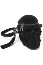Load image into Gallery viewer, Grave Digger Skull Handbag [VELVET]
